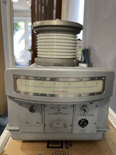 PYE High Voltage Meter 40kV Vintage