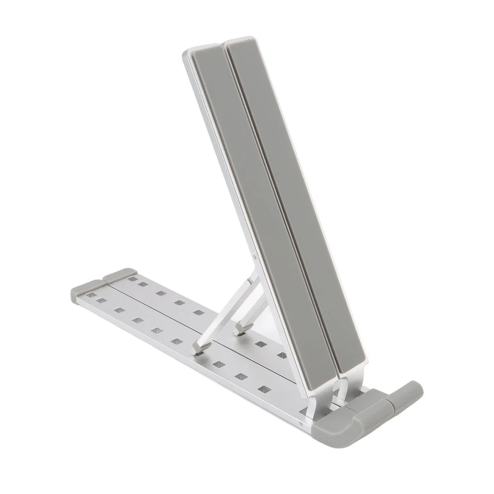 Adjustable Aluminum Ergonomic Laptop Stand for Desk Portable and Lightweight Holder