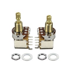 2PCS B250K Guitar Push-Push Copper Potentiometer Tone Audio Control  Long Shaft