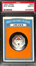 1972 Topps #622 MVP AWARD PSA 9 Mint 07235855 