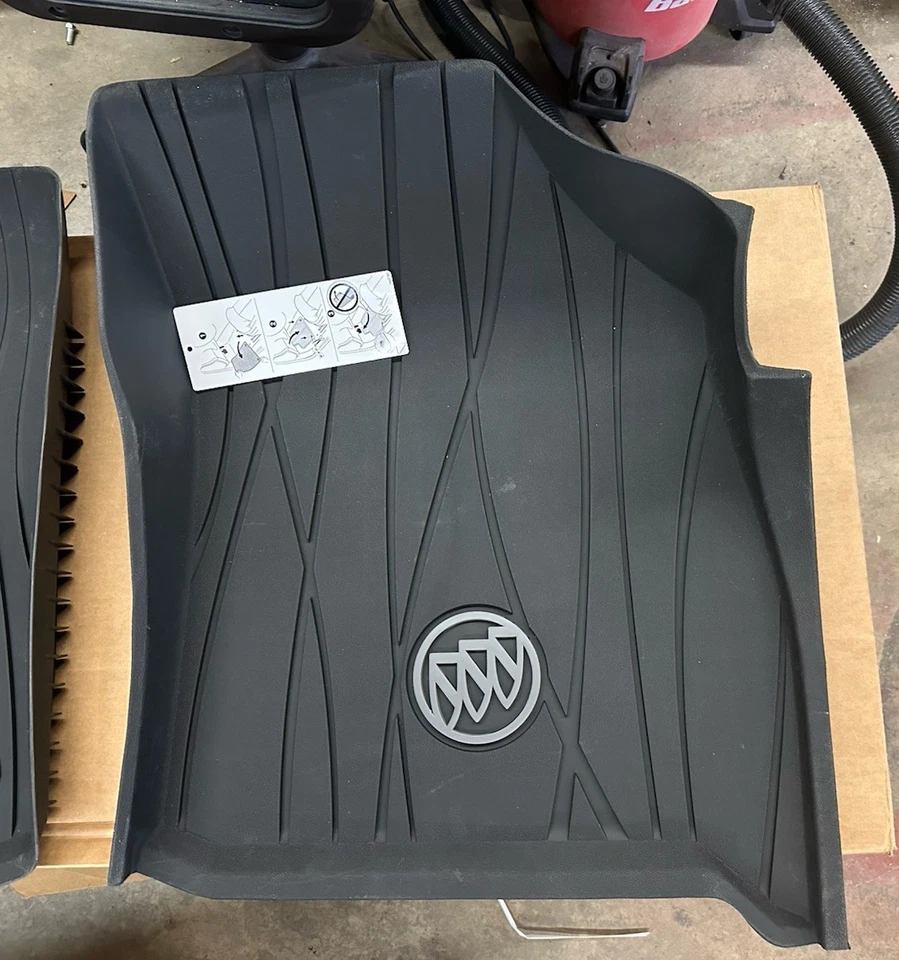 OEM 2018-2024 Buick Enclave Front All Weather Floor Liners w/logo GM 84522812 - Image 3 of 4