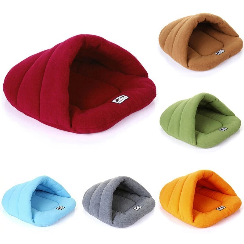 NEW Pet Cat Dog Nest Bed Puppy Cave House Winter Sleeping Bag Mat Pad Soft Warm
Opens in a new windo