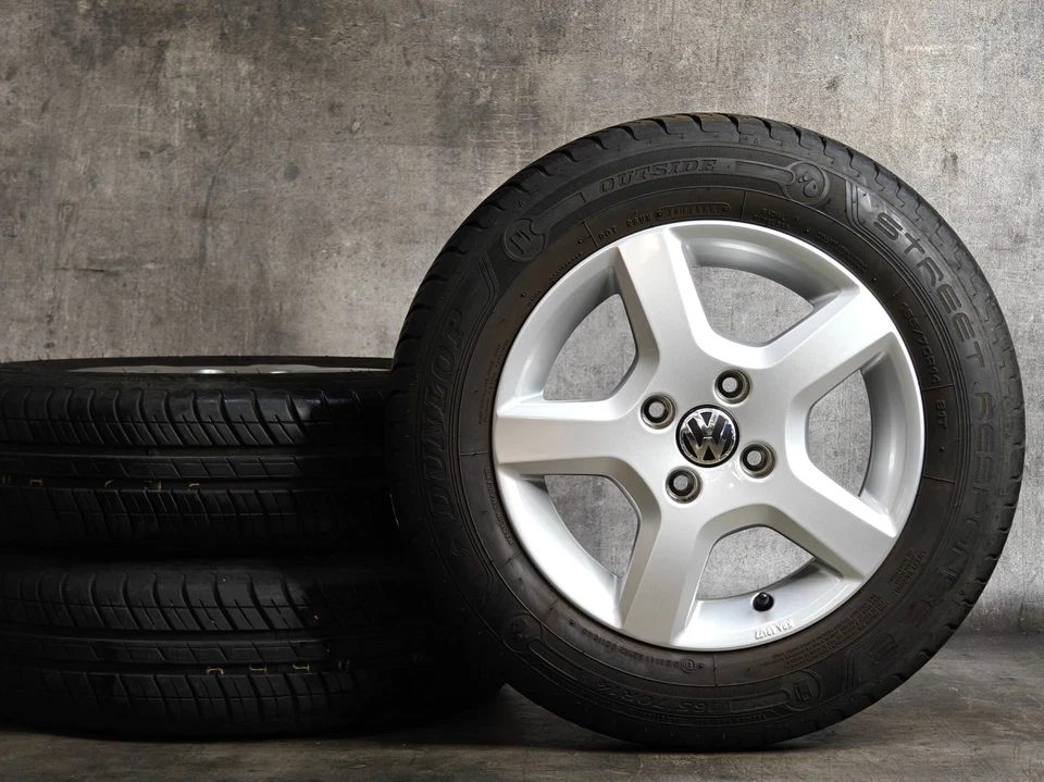 Komplettsatz VW Up Sommer - Orig. VW 5x14; 4x100; ML57,1; ET35; 1S0071494 (1792) - Bild 4 von 4