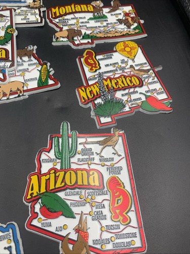 Original U.S. State Magnet Set by Classic Magnets, 49 Piece Vintage Magnet Set - Picture 2 of 11