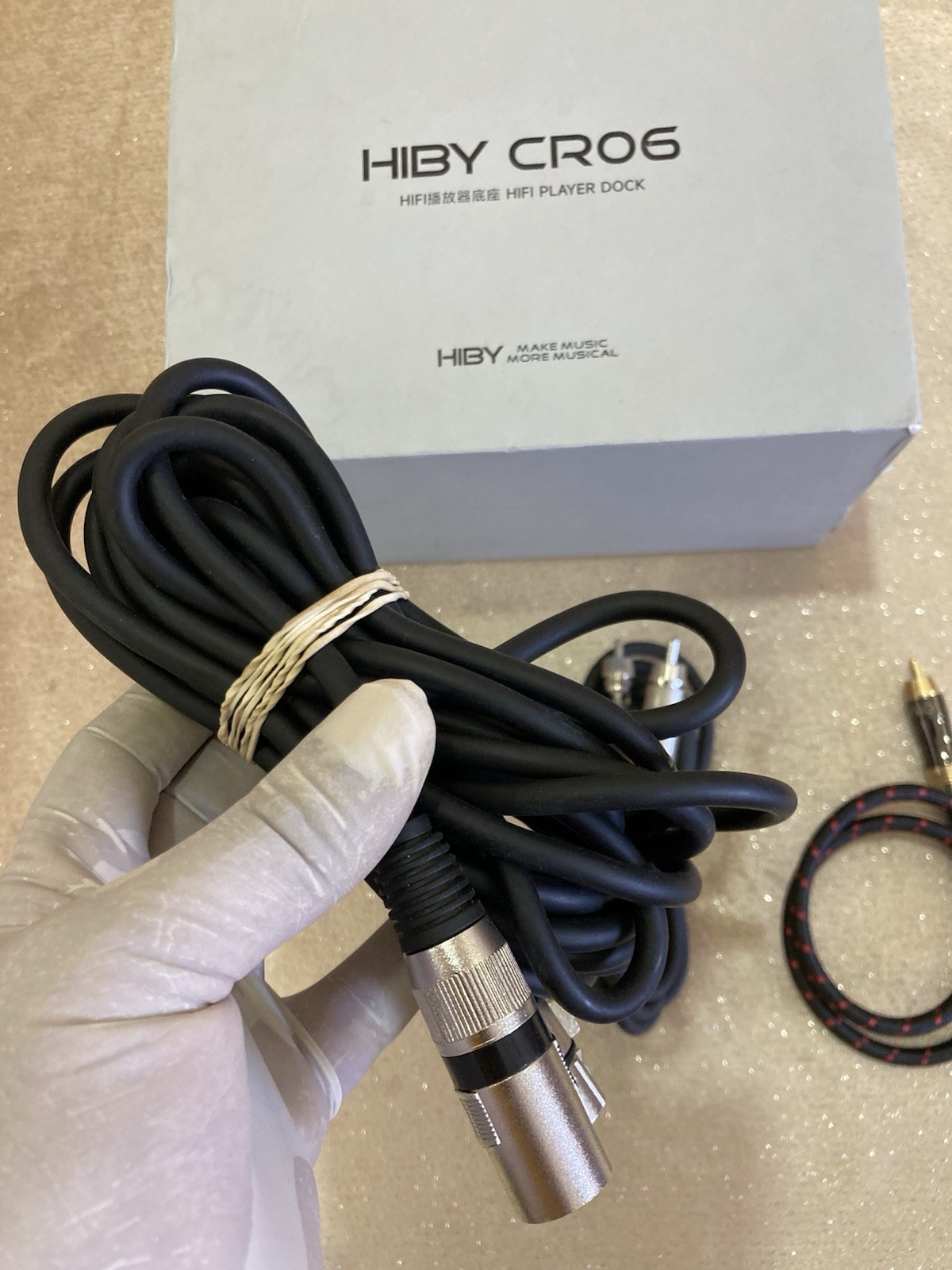 HiBy CR06 Audio Dock - Silver - Excellent Condition!