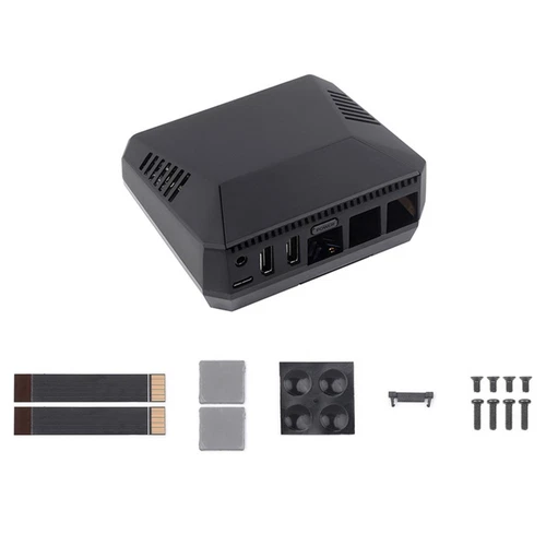 PI5-CASE---M.2 Gehäuse Eingebauter Aktiver Kühler für Raspberry Pi5 X5E2