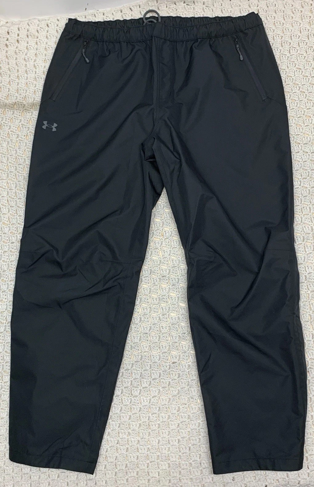 Under Armour UA Stormproof Lined Rain Pants Men's 2XL Tall Black 1369255