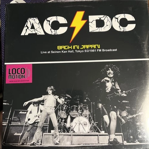 AC/DC Sealed Vinyl,  live In Japan 1981