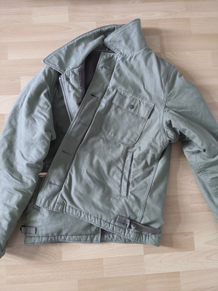 Iron Heart, IHM-39-OLV, Military Serge A2 Deck Jacket - Olive - Bild 2 von 4