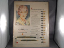 Wahl=Everharp Vintage l930 Personal Point  Pen Magazine Ad-Titary Johnston