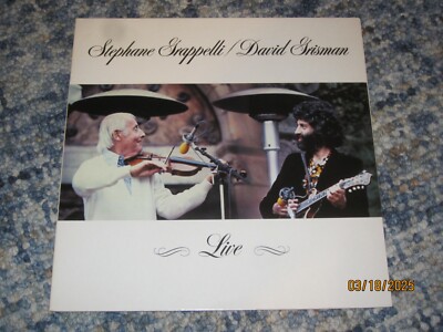 STEPHANE GRAPPELLI DAVID GRISMAN LIVE LP VG+ VINYL RECORD WARNER 1981 FREE SHIP