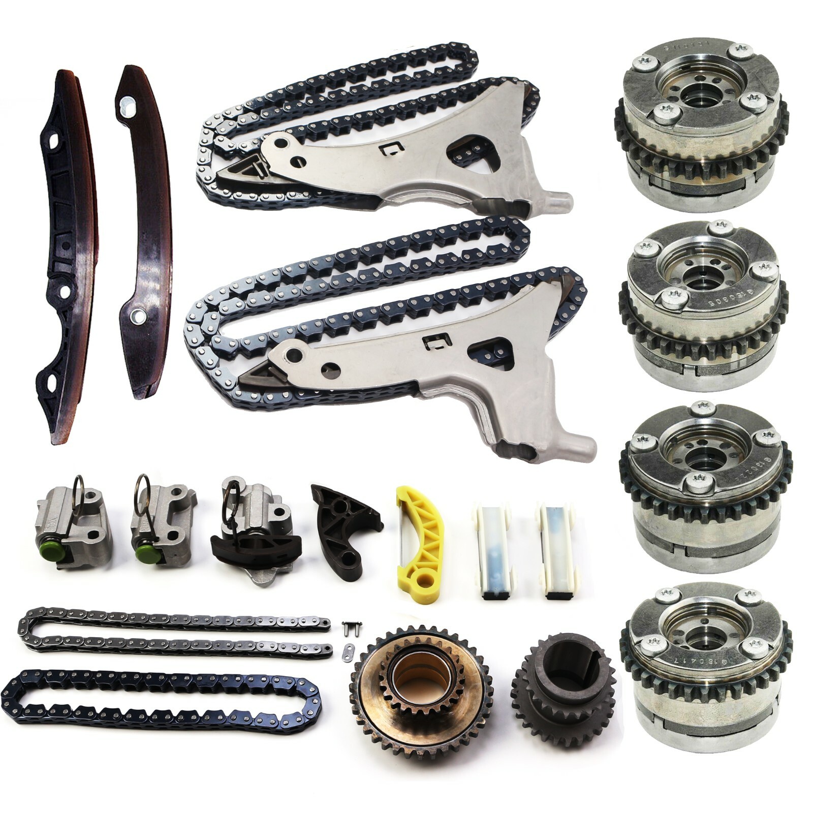 Timing Chain Kit Camshaft Adjuster VVT Actuator for Mercedes W205 W166