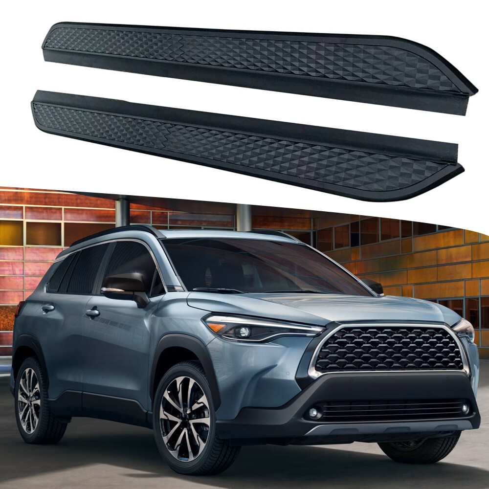 2PC Side Steps Nerf Bars Running Boards Fits For Toyota Corolla