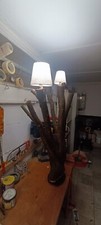 Lampada In Legno Di Corbezzolo