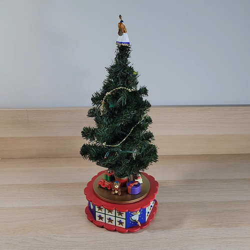 Vtg 1996 Avon Christmas Is Coming Musical Advent Christmas Tree Calendar Holiday - Video 1 of 1