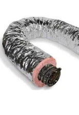 12" Silver Flex QuietFlex Insulated Flexible Duct R6 25'