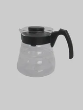 Hario V60 Craft Specialty Coffee Carafe And Lid, Decanter, Glass Black New