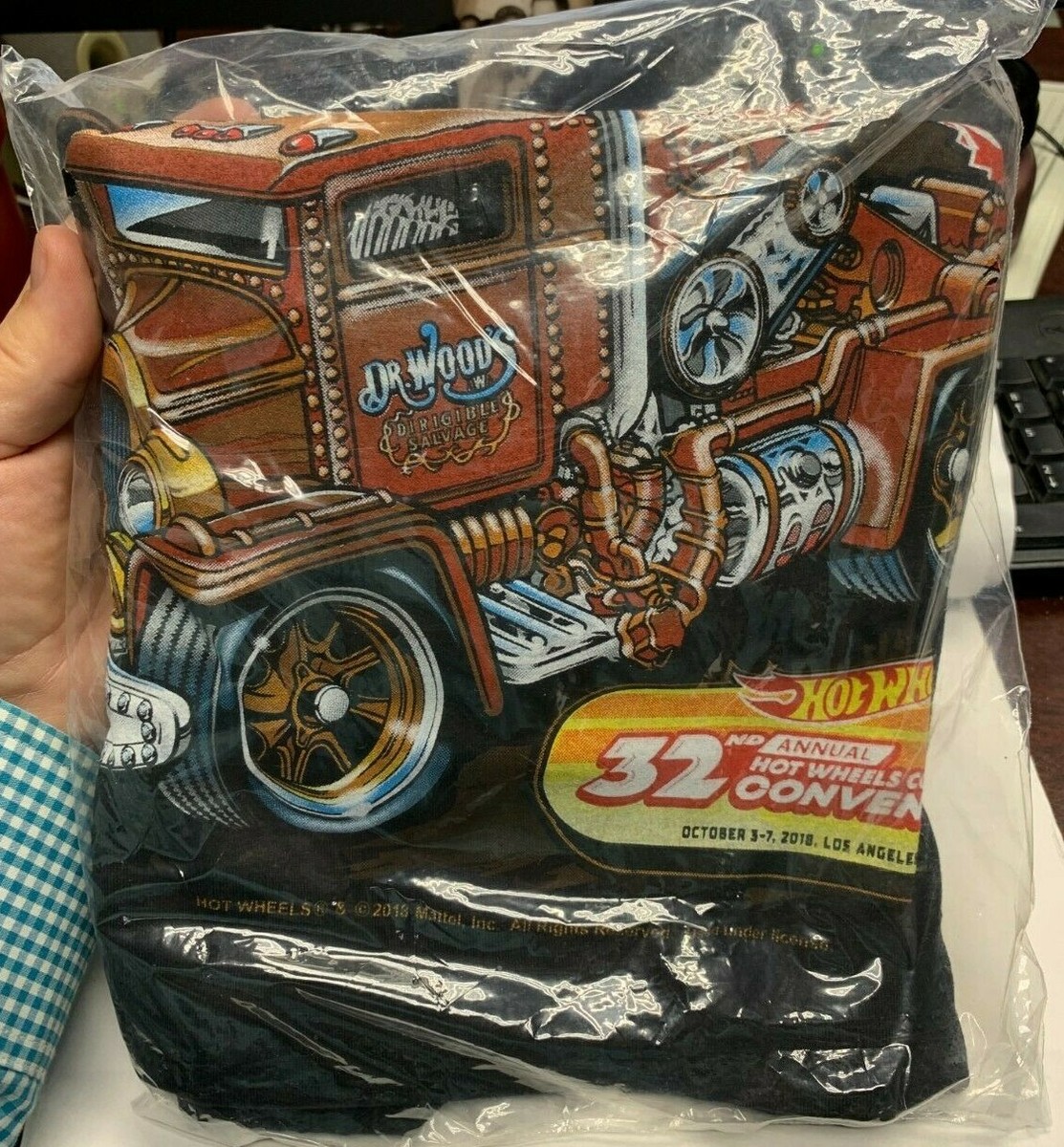 2018 Hot Wheels 32nd Convention Dinner Sticker Steam Punk
