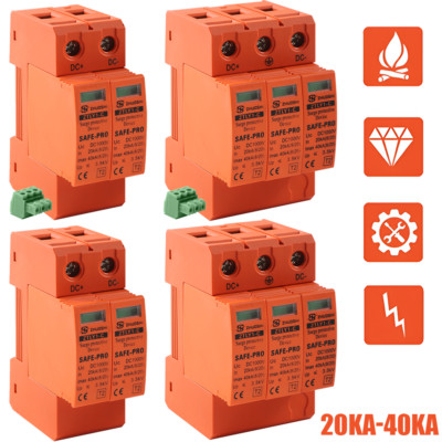 ÜBERSPANNUNGSSCHUTZ BLITZSCHUTZ T2 T1+T2 AC PHOTOVOLTAIK DC PV-ANLAGE C BC BCD
