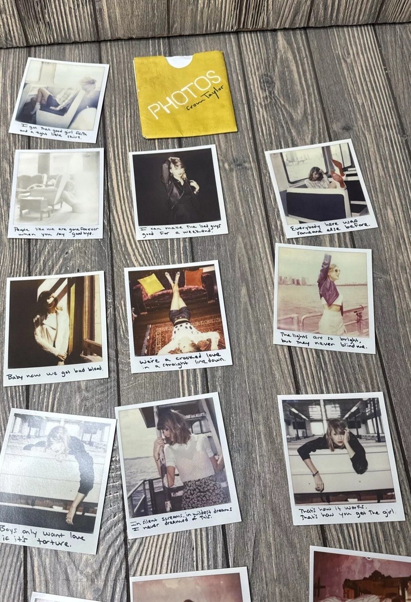 Taylor Swift 1989 Set Of 13 Photos from Taylor #27 - #39 Polaroid