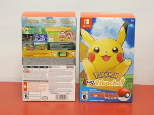 Details About Brand New And Factory Sealed Pokemon Lets Go Pikachu With Pokeball Plus Bundle