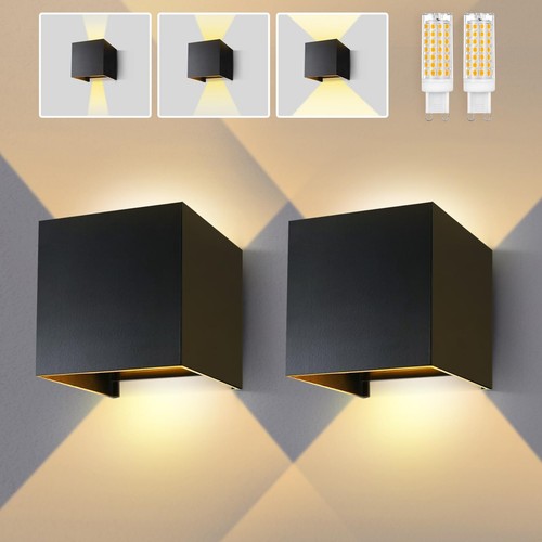 Lureshine LED Wandlampe G9, Einstellbar, Außenbeleuchtung, Warmweiß, Set - Bild 2 von 6