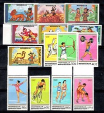 Mongolie 1988 Mi. 1957-1970 Neuf ** 100% Marionnettes, Jeux Olympiques