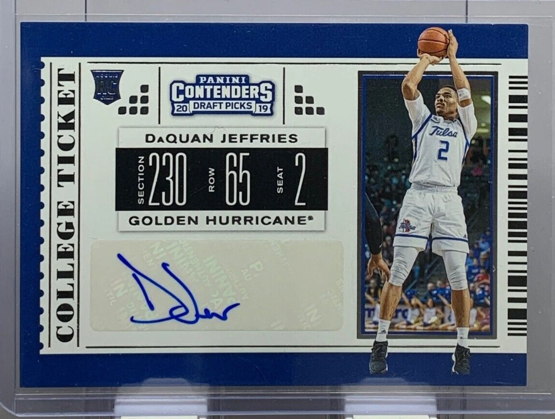 Daquan Jeffries trading card