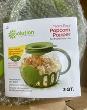 New 3 Qt Microwave Popcorn Popper Healthy Snack New In Box
