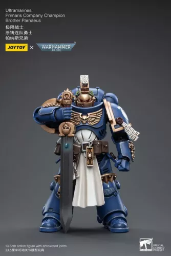 Joytoy1/18 Ultramarines Primaris Company Champion Brother Parnaeus Action Figure