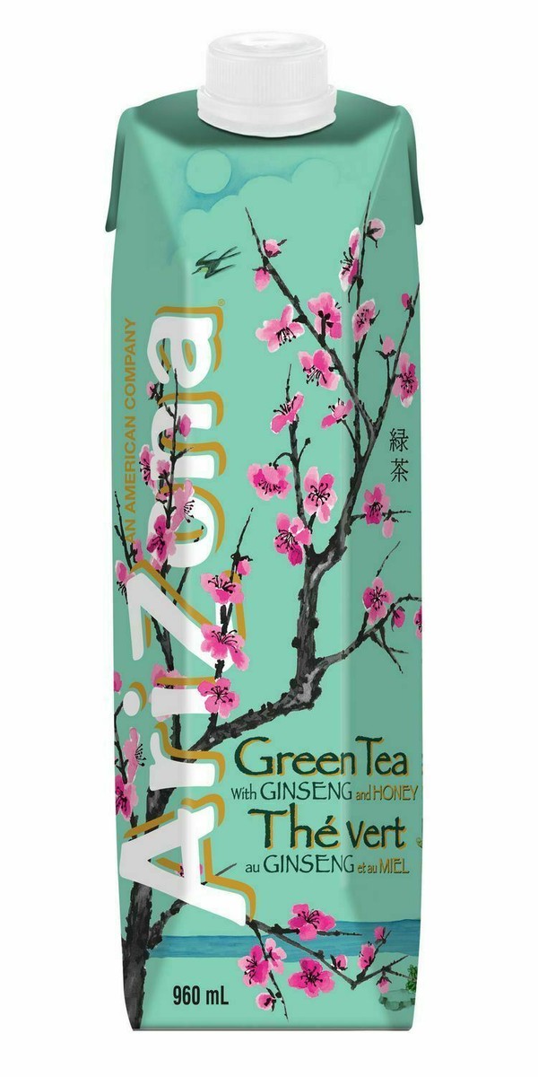 6 Bottles Arizona Green Tea with Ginseng & Honey 960mL Each | eBay
