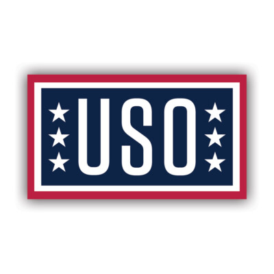 USO Sticker Decal - Weatherproof - united service organizations inc non profit