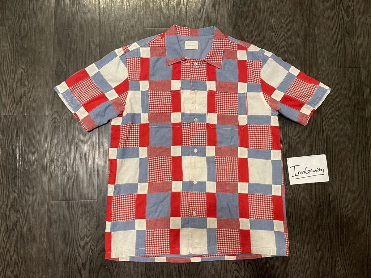 Aime Leon Dore ALD Patchwork Leisure Shirt Size Large L