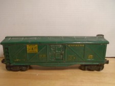 PREWAR O GAUGE AMERICAN FLYER BOX CAR REPAINTED TO MAINE CENTRAL W/POSTWAR LIONE