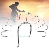 100 Pcs 10 Boxes Silver Barbed Fishing Hooks Fishing Tackle Lure Bait Hook Set on sale 100 Pcs 10 Boxes Silver Barbed Fishing Hooks Fishing Tackle Lure Bait Hook Set on sale
