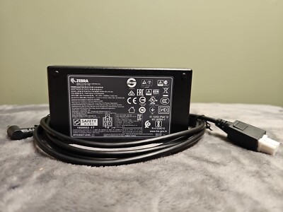 Zebra PWR-BGA12V50W0WW Power W/ Zebra CBL-DC-388A1-01 (See Pics)