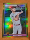 2021 Bowman 1991 Throwback Gold Refractor Mike Trout Card #91B-MT #40/50