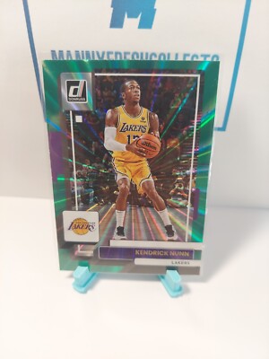 2022-23 Panini Donruss #131 Kendrick Nunn Green Laser Holo Near Mint 