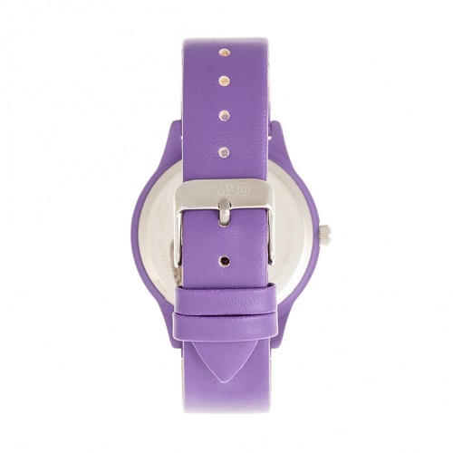 Crayo Splat Purple Leatherette Strap Unisex Watch CRACR5307 - Picture 2 of 3