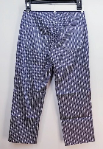 GOLFINO Printed Stretch Slim Capri Pants, Womens Sz 2, XXS, Blue, NEW, NH3106 - Bild 2 von 10