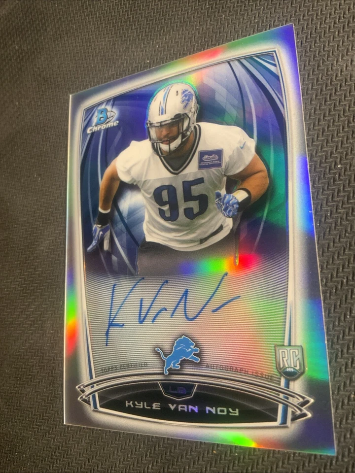 2014 Bowman Chrome - Rookie Refractor Autographs #RCRA-KVN Kyle Van Noy (AU, RC) - Image 3 of 4