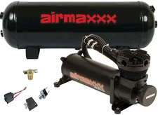 airmaxxx 480 Black Compressor w/3 Gallon Steel Tank 90/120 Switch Air Ride