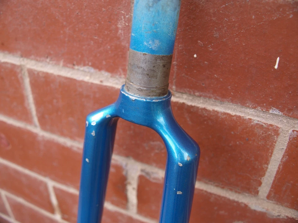 Donohue vintage 1″ threaded chrome steel track forks 700c 1980s Gipiemme - Image 4 of 4