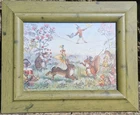 Molly Brett Circus Time Fairy Woodland Animals Framed Print 28cm x 22cm VGC