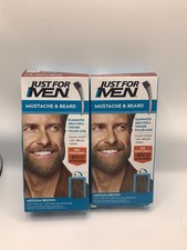 2 PACK Just For Men Mustache Beard, M-35 MEDIUM BROWN