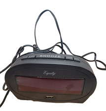 Equity Alarm Clock Digital Red LED Display AC...