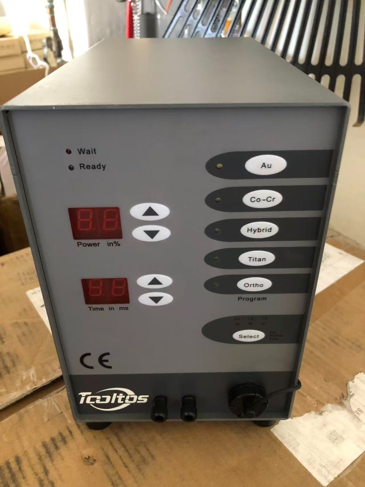 Used TOOLTOS Jewelry Spot Welder Pulse Argon Arc Welder Powers On Untested