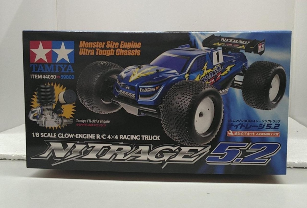 TAMIYA Nitro Rage 5.2 1/8 Scale RC 4x4 Racing Truck | eBay