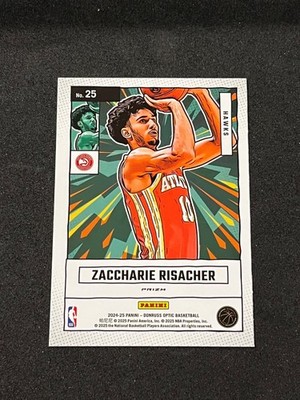 2024-25 Panini Donruss Optic Basketball Zaccharie Risacher Net