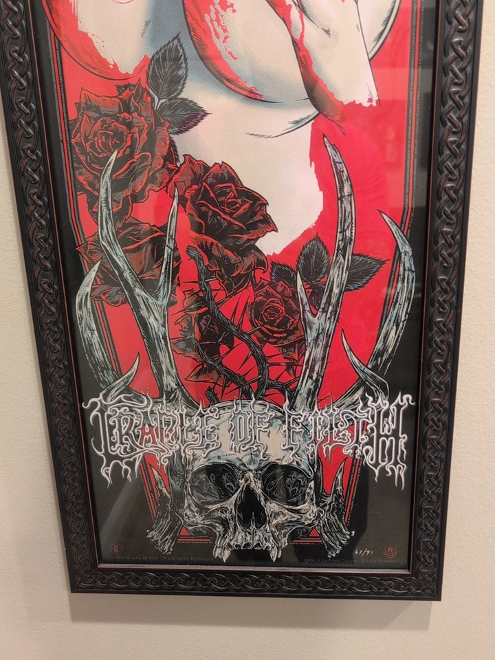 CRADLE OF FILTH Blood Bath Limited Rhys Cooper Print LIMITED 67 of 91 - Image 4 of 4